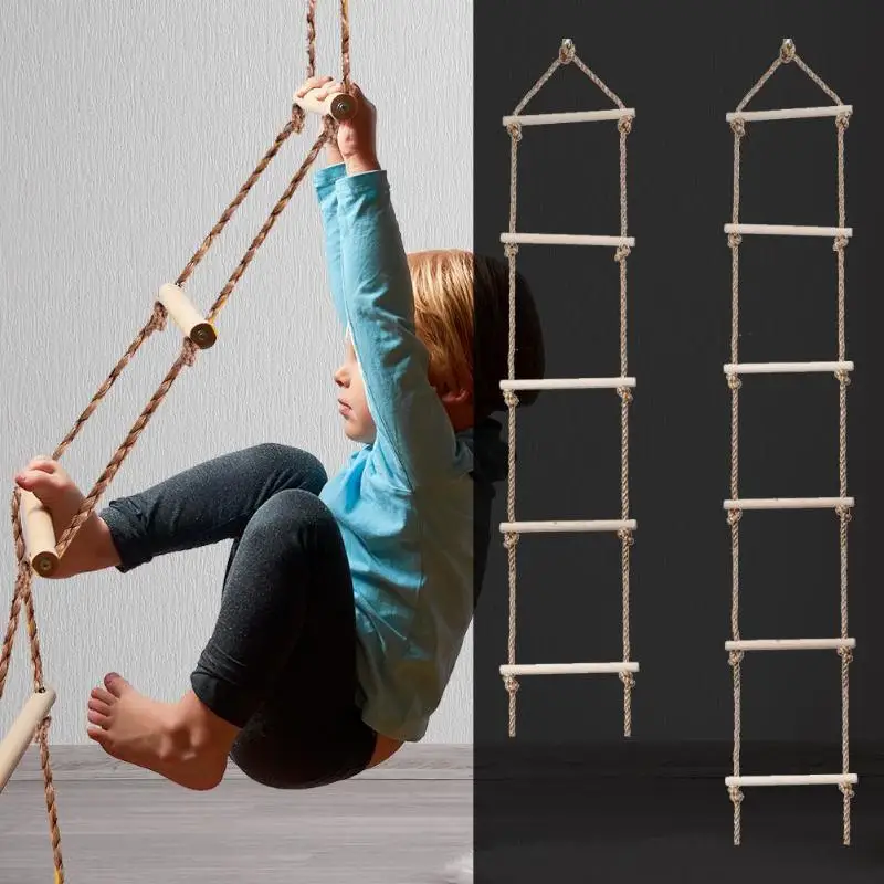 Kids Outdoor Climbing Equipment - Детская деревянная лестница для активного отдыха