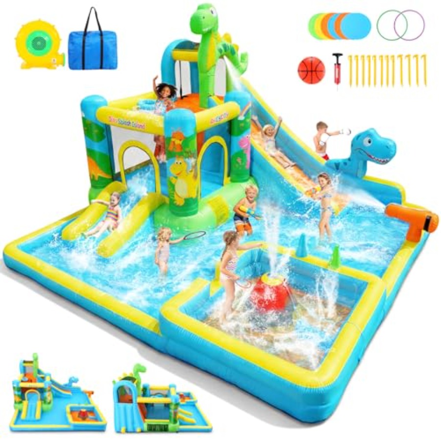 Kids Outdoor Inflatable Water Slide - Надувная водная горка для улицы: надувной