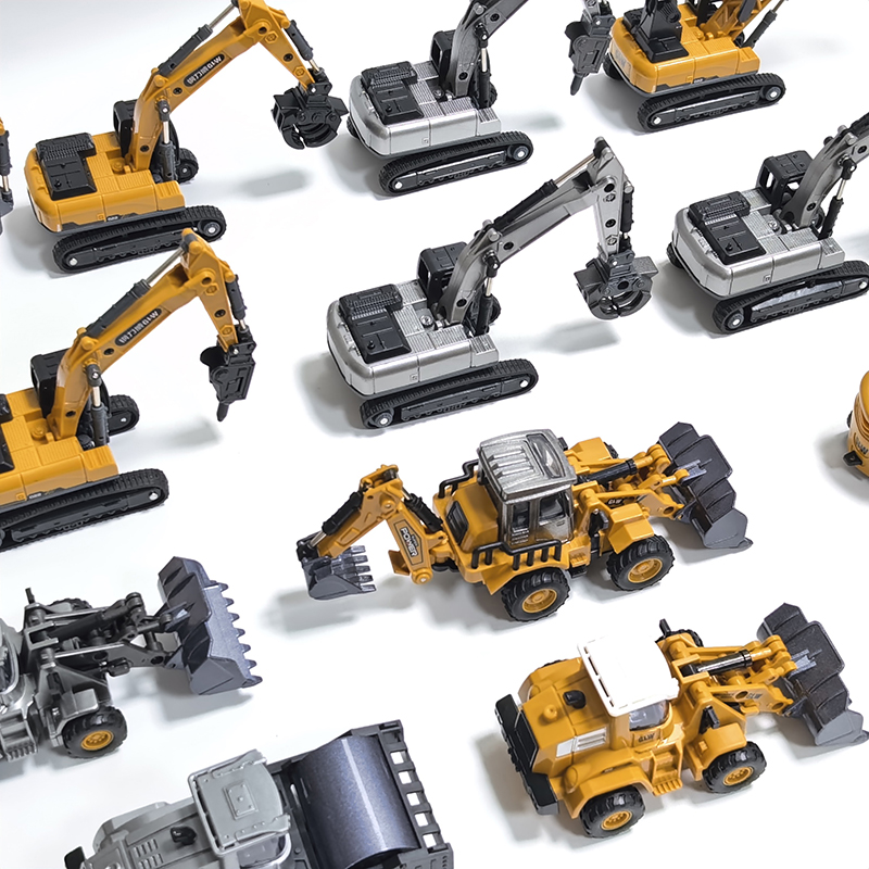Kids Outdoor Excavator - 1:70 инженерная литая под давлением модель