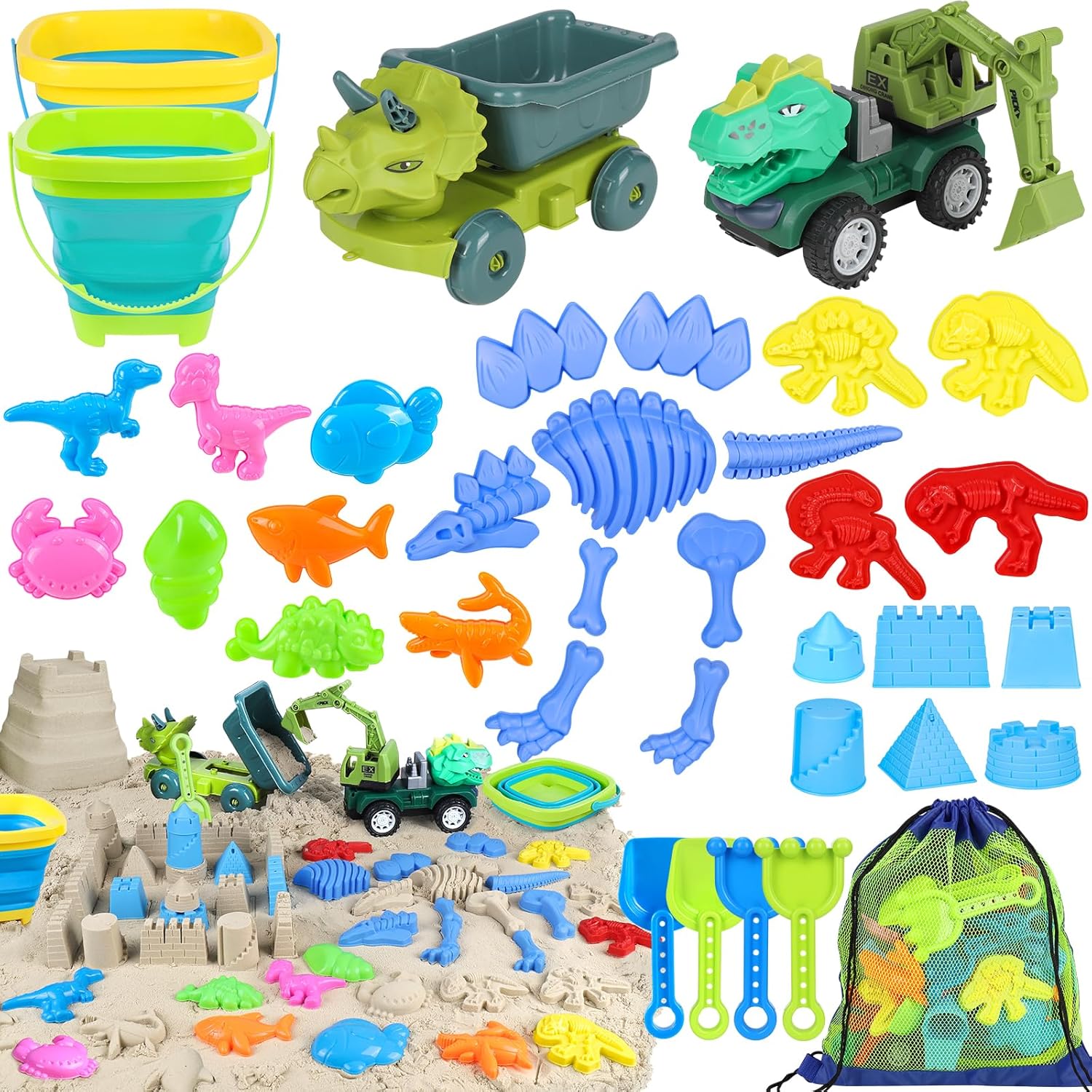 Kids Outdoor Dump Truck - Игровой набор для пляжа и песочницы: