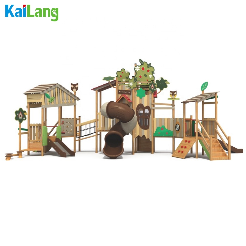 Outdoor Children'S Park - Деревянный балансировочный мост-качели для детей, высококачественное