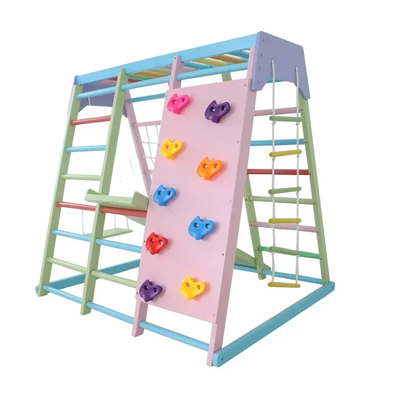 Kids Outdoor Climbing Equipment - Детский деревянный игровой комплекс для дома