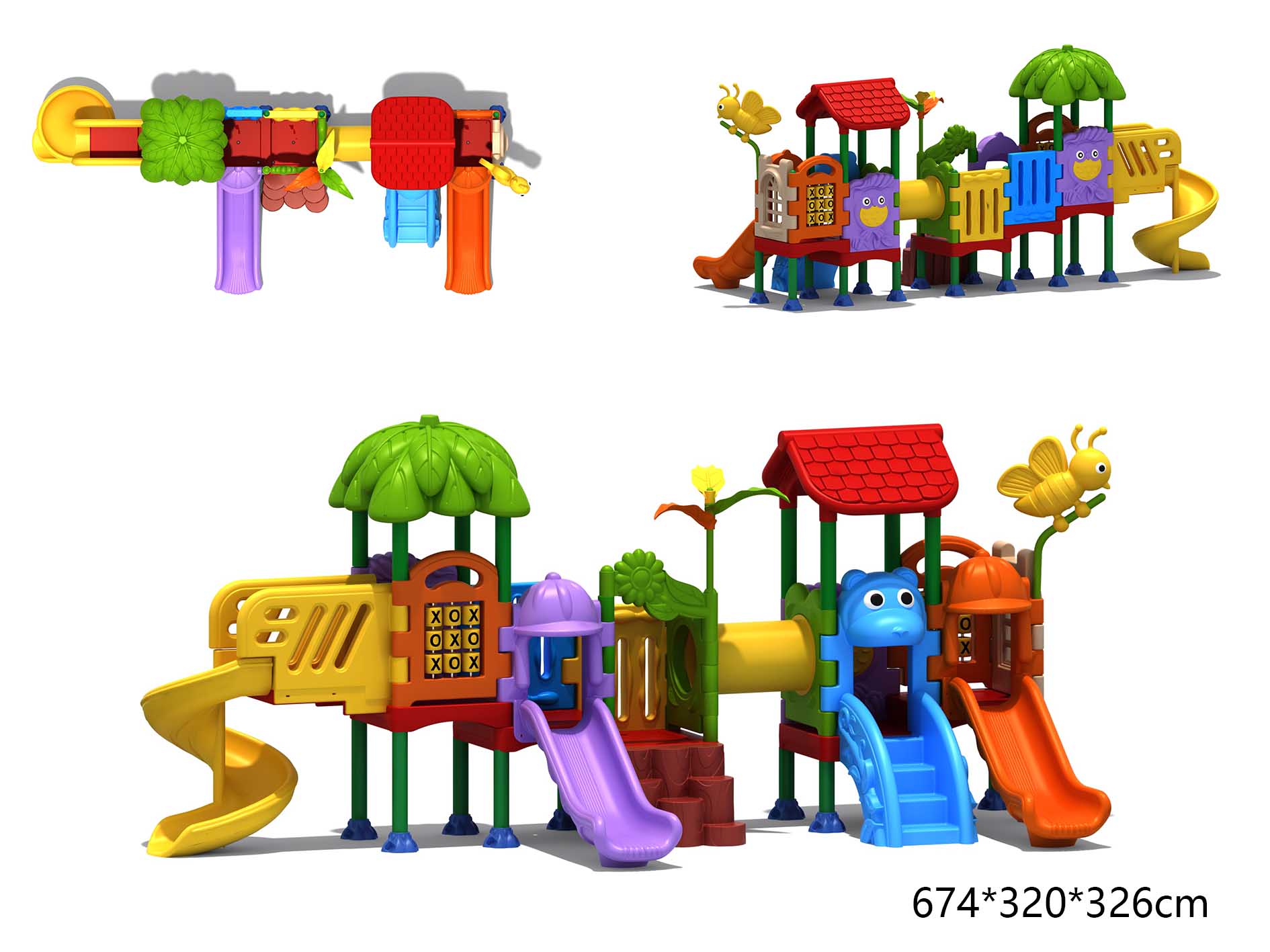 Детская игровая площадка, набо – обзор и цена Outdoor Children'S Park