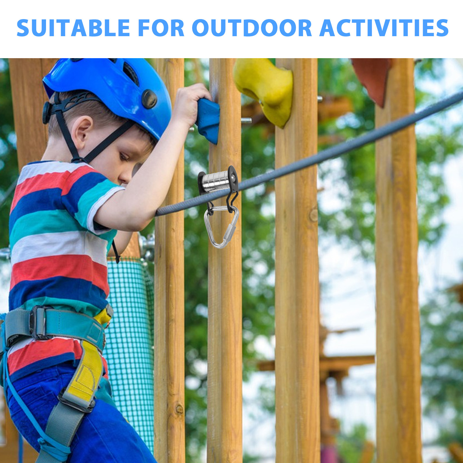 1 комплект роликов для слэклай – обзор и цена Kids Outdoor Climbing Equipment