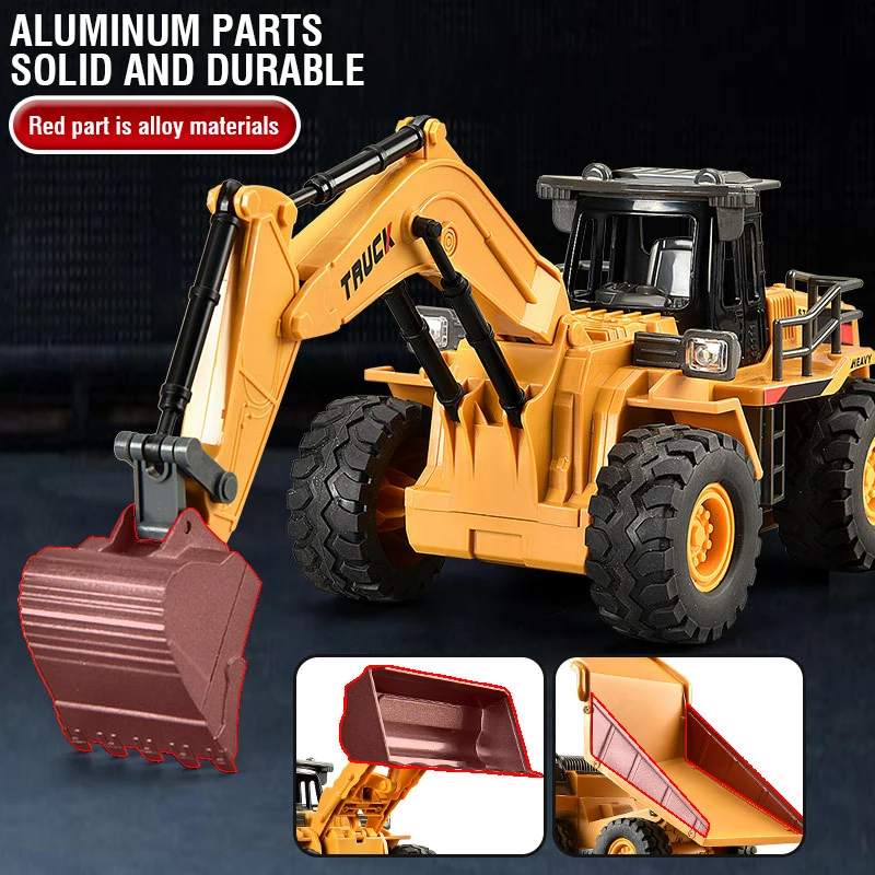 2,4G сплав, экскаватор с диста – обзор и цена Kids Outdoor Excavator