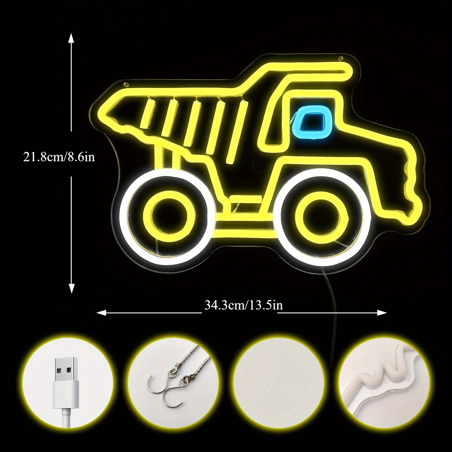 Желтый светодиодный неоновый с – обзор и цена Kids Outdoor Dump Truck