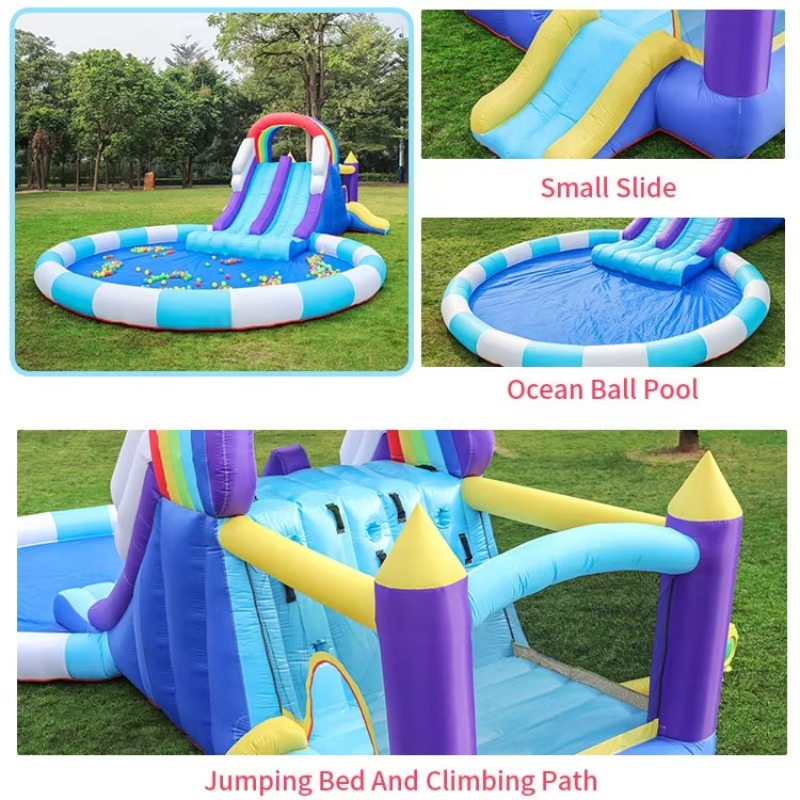 Гигантская надувная водная гор – обзор и цена Kids Outdoor Inflatable Water Slide