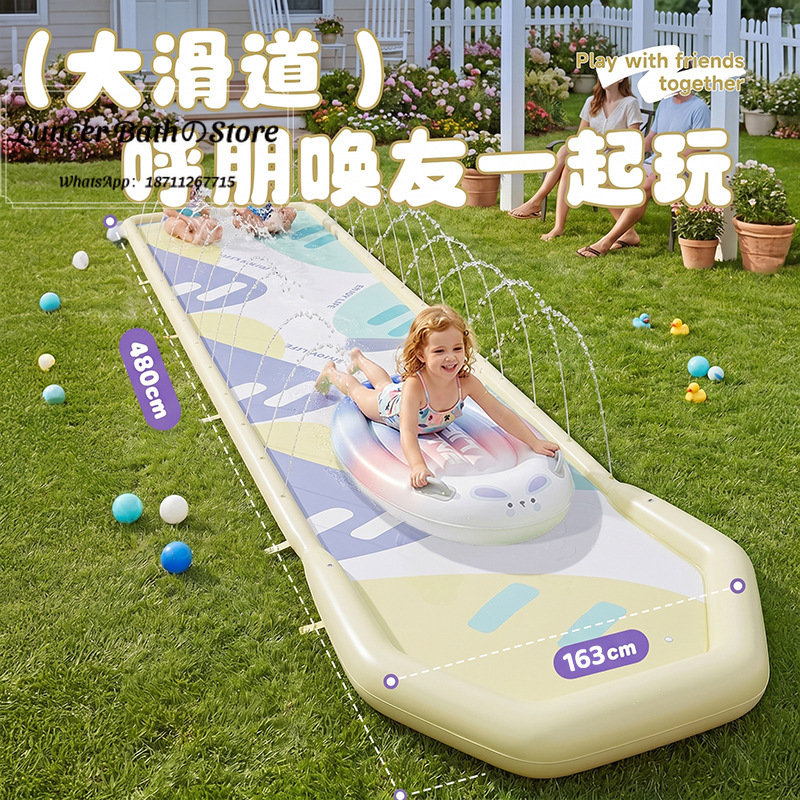 Надувная водная горка из ПВХ д – обзор и цена Outdoor Children'S Park