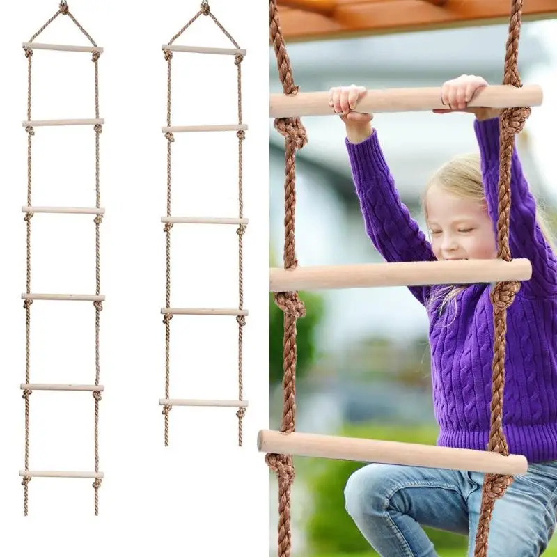 Детская деревянная лестница дл – обзор и цена Kids Outdoor Climbing Equipment