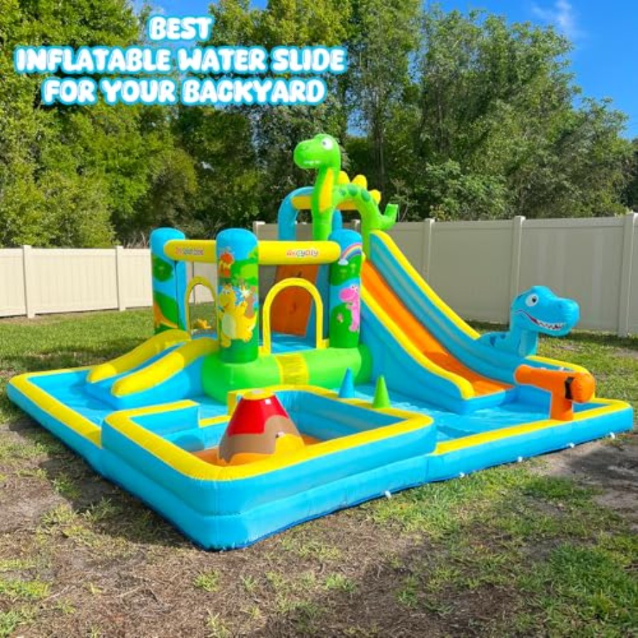 Надувная водная горка для улиц – обзор и цена Kids Outdoor Inflatable Water Slide