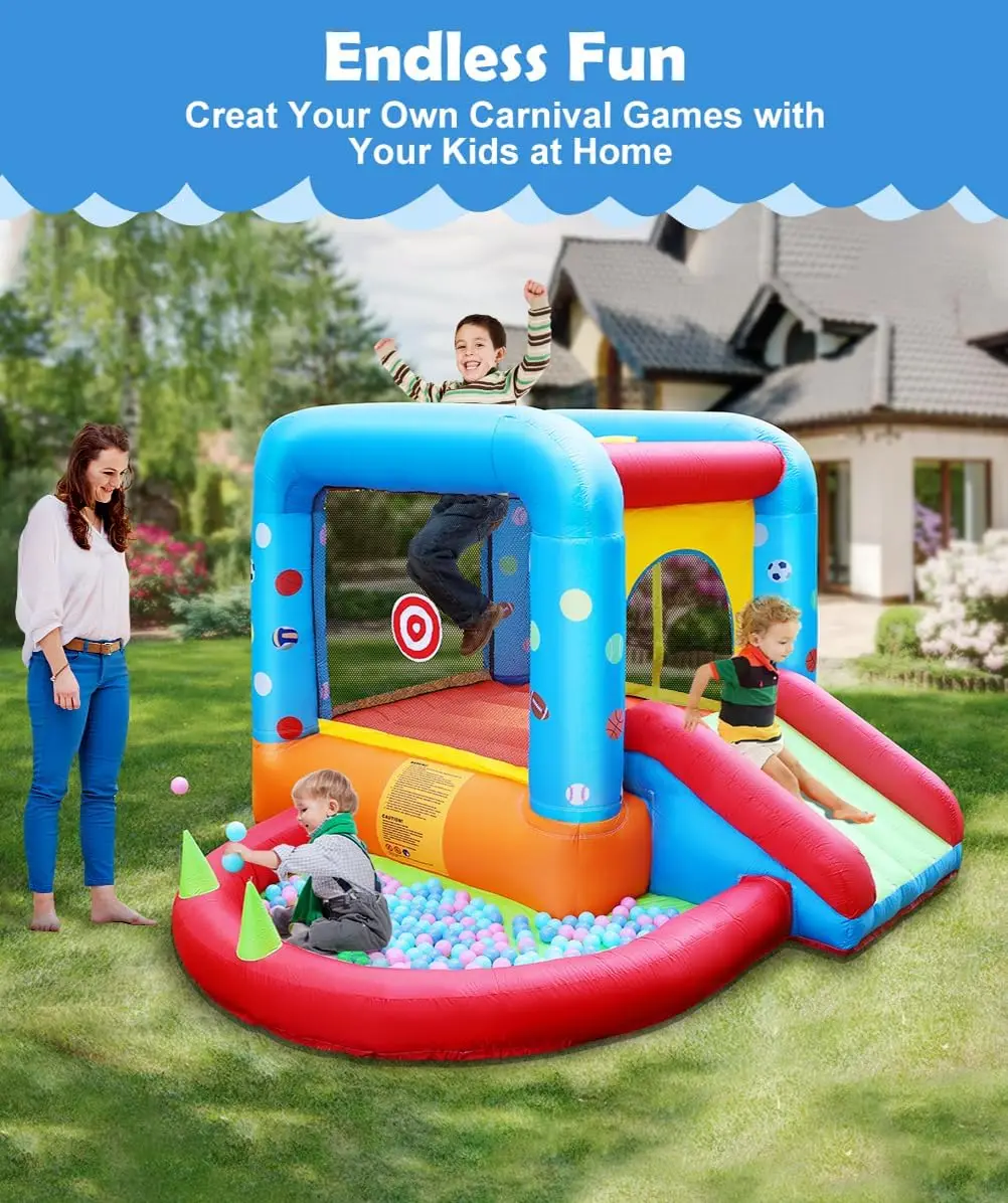 Надувной батут Step4Fun, детск – обзор и цена Kids Outdoor Inflatable Water Slide