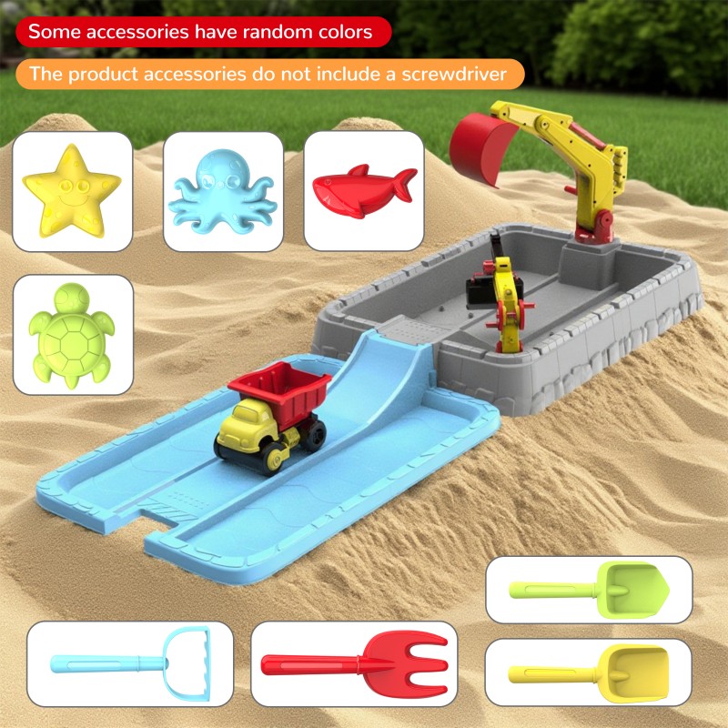 Игровой набор для песка MQUDUO – обзор и цена Kids Outdoor Dump Truck