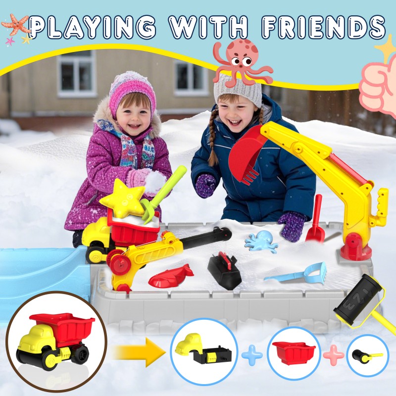 Игровой набор для песка MQUDUO – обзор и цена Kids Outdoor Dump Truck
