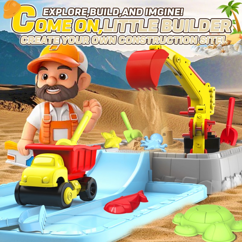 Игровой набор для песка MQUDUO – обзор и цена Kids Outdoor Dump Truck