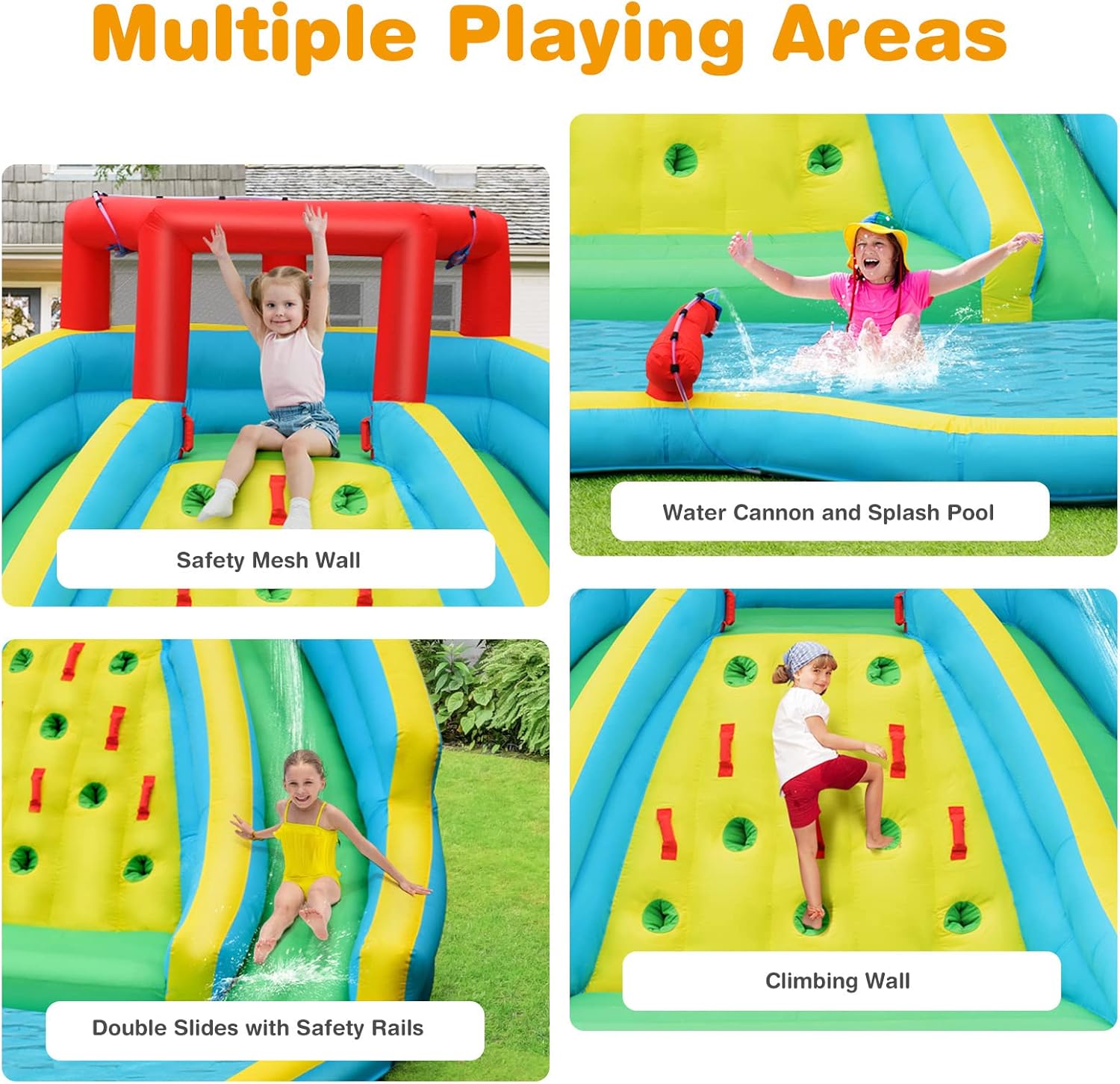 Гигантская надувная водная гор – обзор и цена Kids Outdoor Inflatable Water Slide