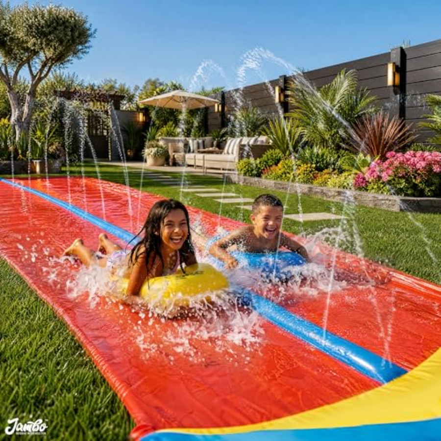 Надувная водная горка для дете – обзор и цена Kids Outdoor Inflatable Water Slide