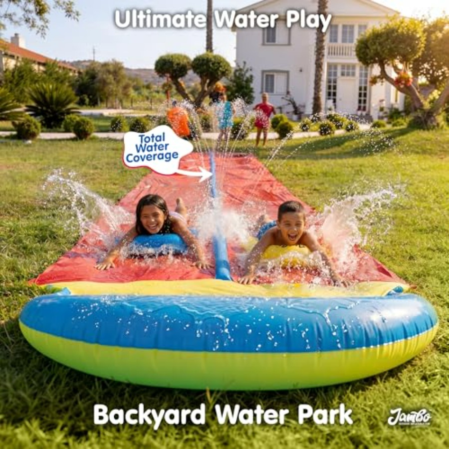 Надувная водная горка для дете – обзор и цена Kids Outdoor Inflatable Water Slide