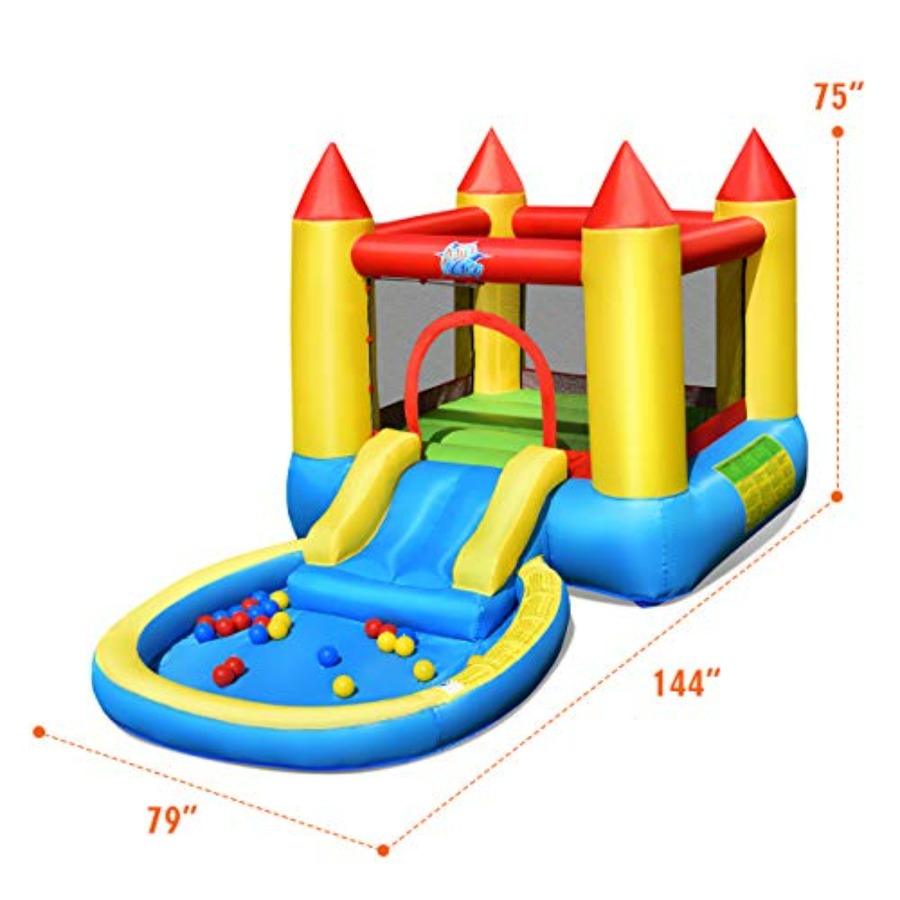Надувной батут для детей 3-5 л – обзор и цена Kids Outdoor Inflatable Water Slide