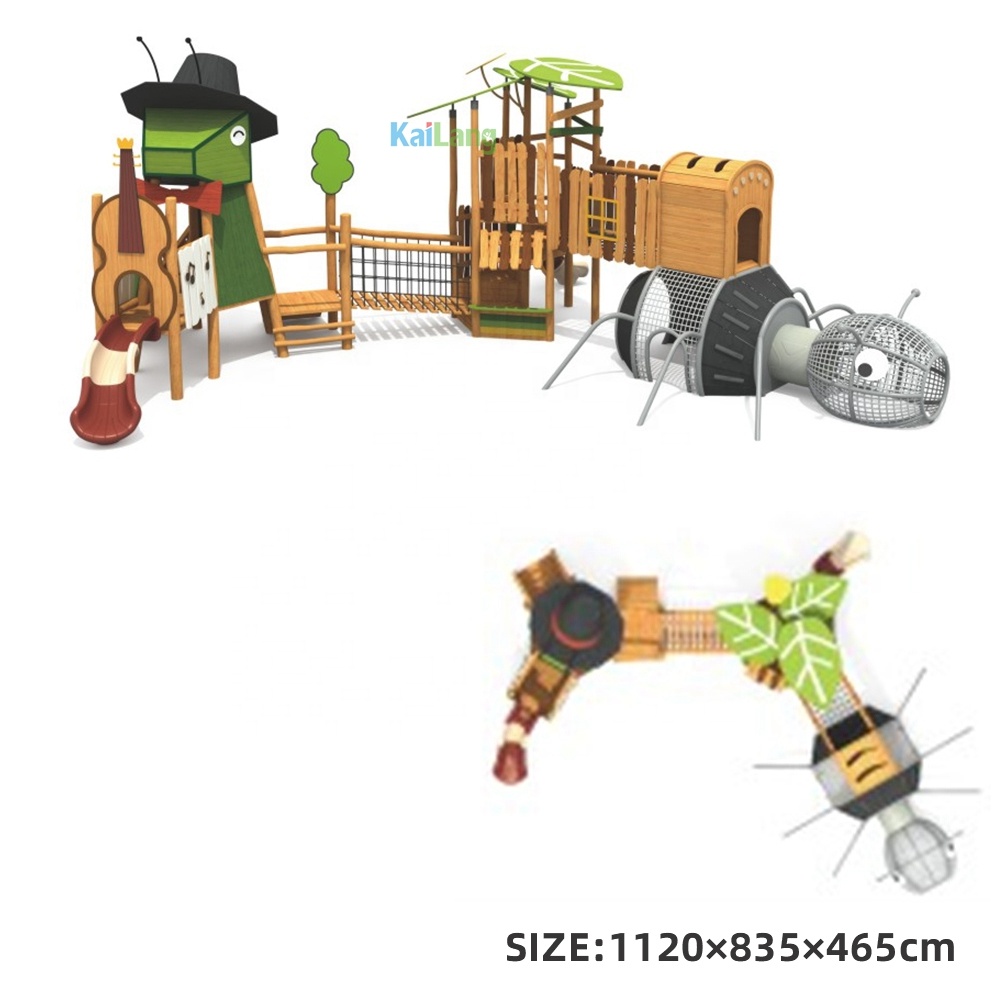 Деревянный балансировочный мос – обзор и цена Outdoor Children'S Park