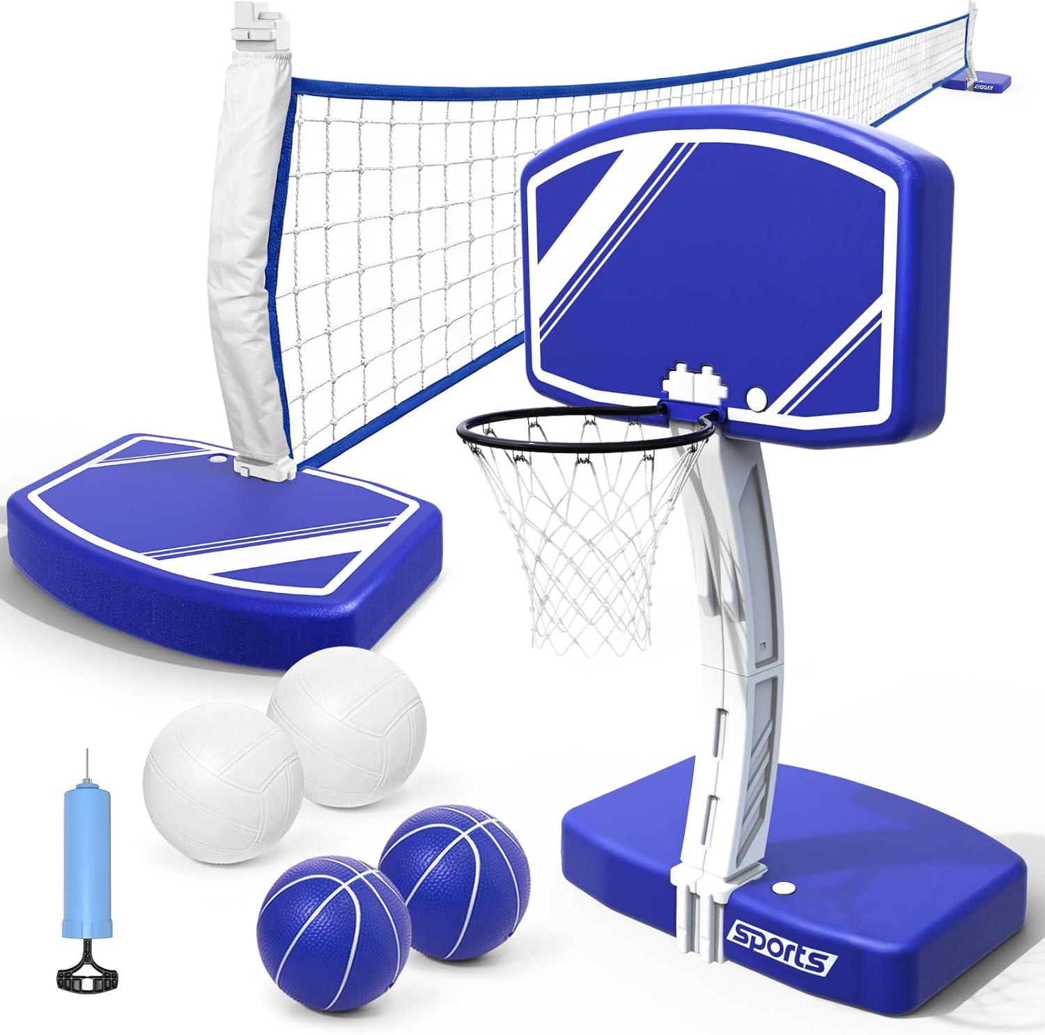 Набор 2-в-1: баскетбольное кол – обзор и цена Kids Outdoor Volleyball