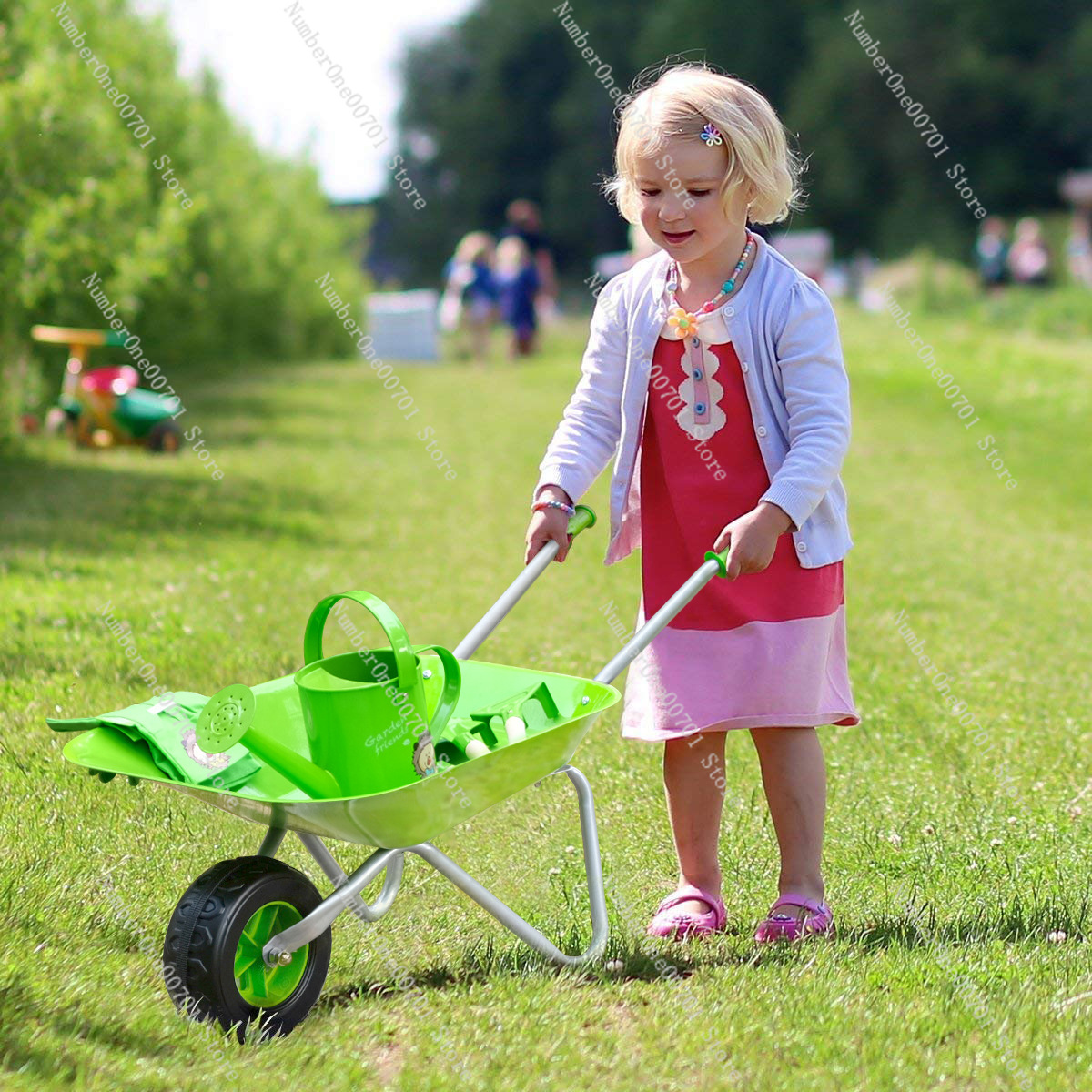 Детская уличная тачка, зеленый – обзор и цена Kids Outdoor Activity Set