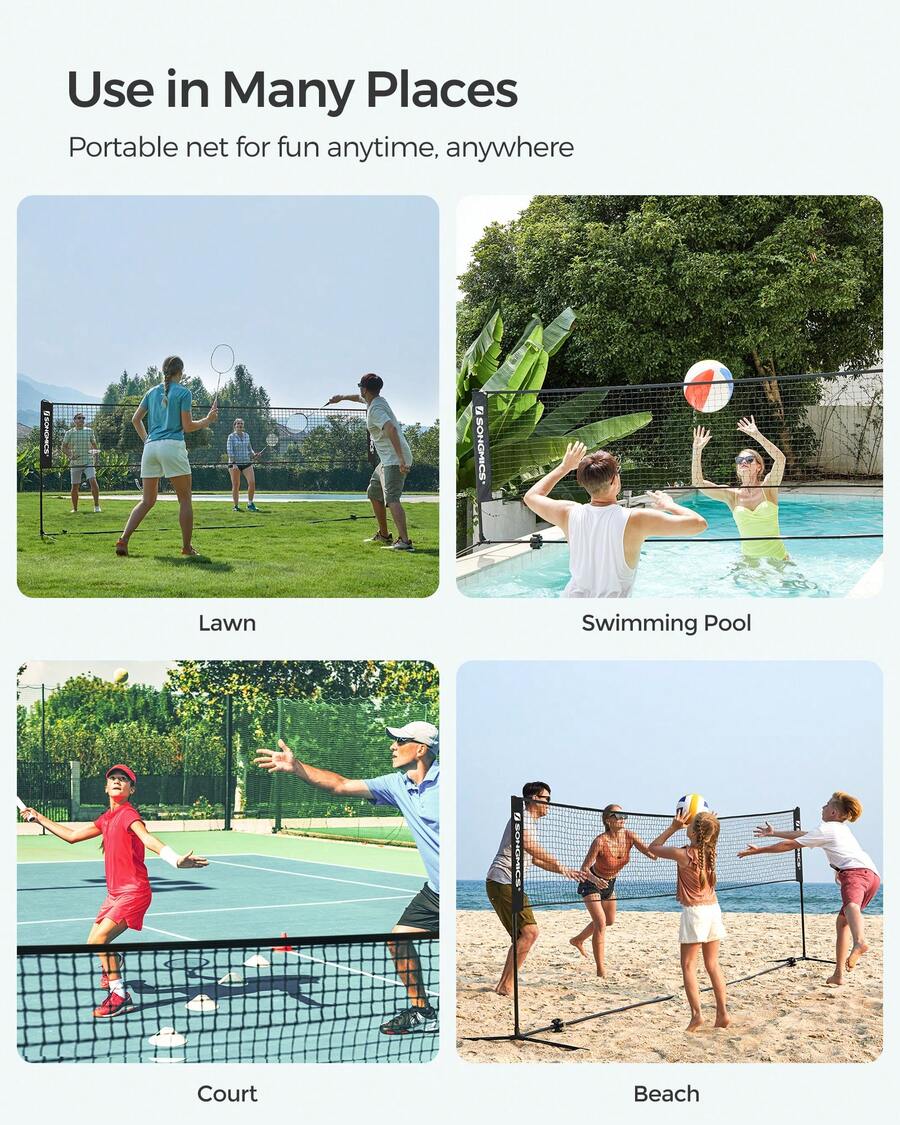 Сетка для бадминтона, регулиру – обзор и цена Kids Outdoor Volleyball