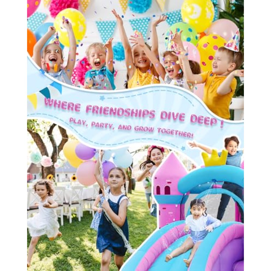 Надувная водная горка-батут дл – обзор и цена Kids Outdoor Inflatable Water Slide