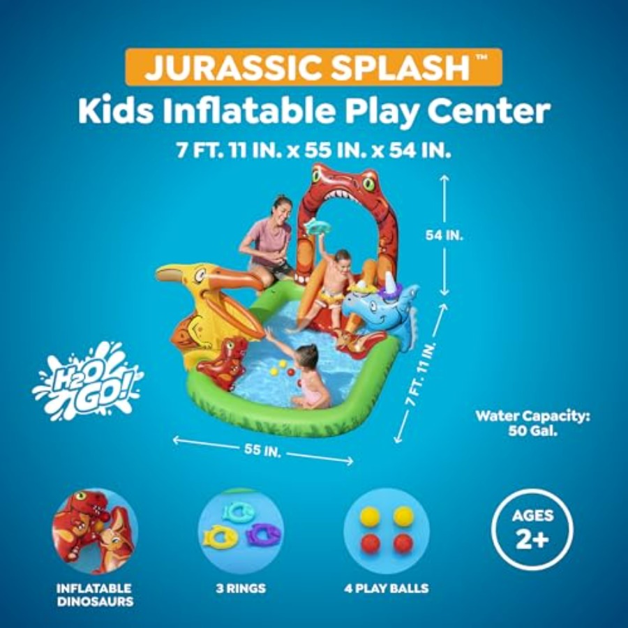 Детский водный игровой центр д – обзор и цена Kids Outdoor Inflatable Water Slide